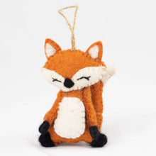 Load image into Gallery viewer, Ornament Forest Animal Red Fox Set of 6