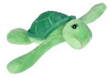 Load image into Gallery viewer, Huggers Sea Turtle Stuffed Animal 8"