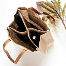 Load image into Gallery viewer, Wine Tote in Natural - I Love You, I See You, You Matter