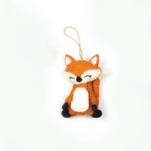 Load image into Gallery viewer, Ornament Forest Animal Red Fox Set of 6