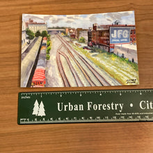 Load image into Gallery viewer, Rail Road Tracks in Knoxville Postcard