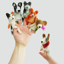 Load image into Gallery viewer, Felt Finger Puppets - Cats and Dogs