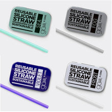 Load image into Gallery viewer, GoSili Reusable XLong Silicone Straw, 1 pk - Minimal Optimist, LLC