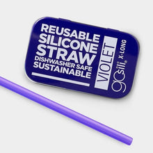 Load image into Gallery viewer, GoSili Reusable XLong Silicone Straw, 1 pk - Minimal Optimist, LLC