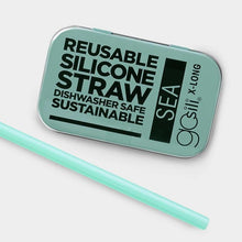 Load image into Gallery viewer, GoSili Reusable XLong Silicone Straw, 1 pk - Minimal Optimist, LLC