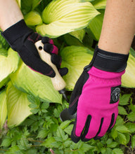 Load image into Gallery viewer, Women&#39;s Digger Garden Gloves: Green / Medium