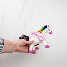 Load image into Gallery viewer, Unicorn - Small Felt Rainbow