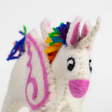 Load image into Gallery viewer, Unicorn - Small Felt Rainbow