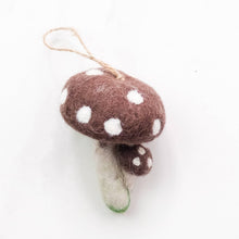 Load image into Gallery viewer, Felt Mushroom Ornaments  6 Assorted PIECES