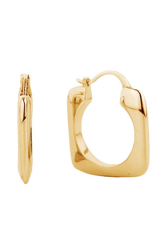 14K Gold Dipped Pin Catch Earrings