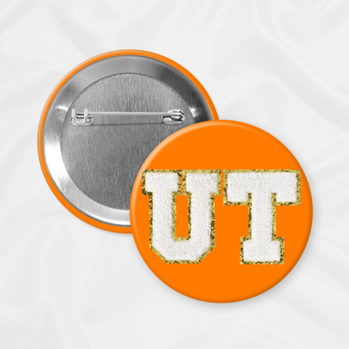 Tennessee Game Day Button | Chenille Letters: 2.25”