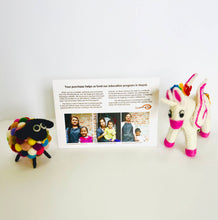 Load image into Gallery viewer, Unicorn - Small Felt Rainbow