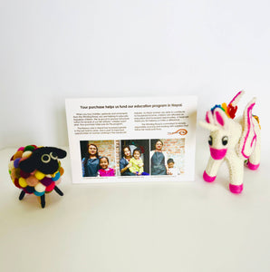 Unicorn - Small Felt Rainbow