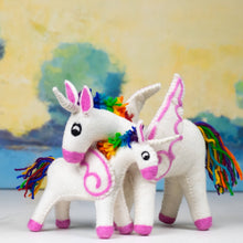 Load image into Gallery viewer, Unicorn - Small Felt Rainbow