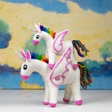 Load image into Gallery viewer, Unicorn - Small Felt Rainbow