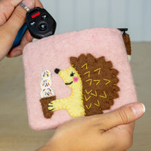 Load image into Gallery viewer, Hungry Hedgehog Coin Purse