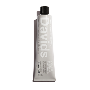 Davids premium toothpaste  /  charcoal+peppermint