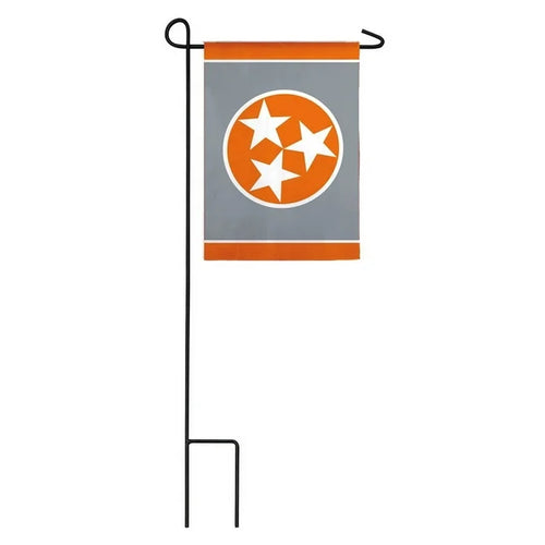 Tennessee Tri-Star, Grey Garden Applique Flag