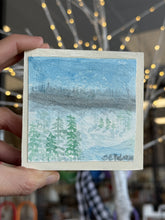 Load image into Gallery viewer, Winter Watercolor Wonderland Artwork