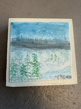 Load image into Gallery viewer, Winter Watercolor Wonderland Artwork