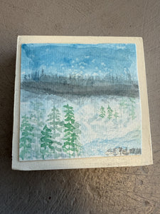 Winter Watercolor Wonderland Artwork