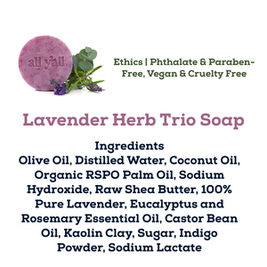 Lavender Herb Trio Soap