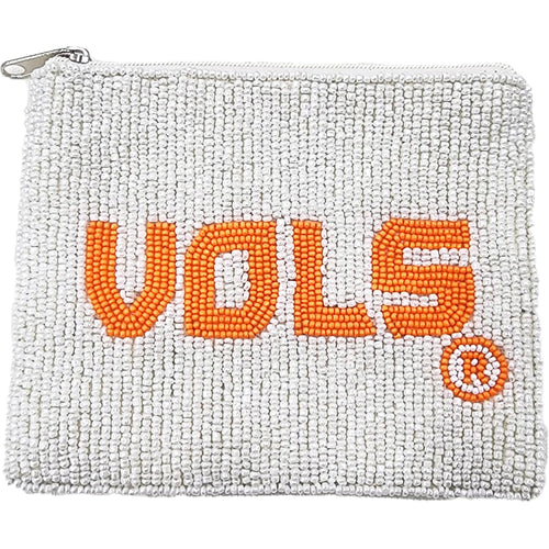 VOLS BEADED POUCH