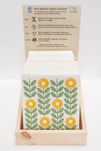 Load image into Gallery viewer, Frosty Friends on Grey Swedish Dishcloth