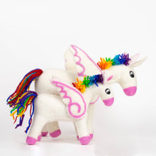 Load image into Gallery viewer, Unicorn - Small Felt Rainbow