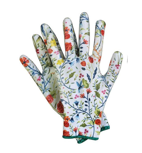 Garden of Paradise Nitrile Weeder Gloves: Medium