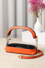 Load image into Gallery viewer, Clear Stadium Concert Bag: Orange