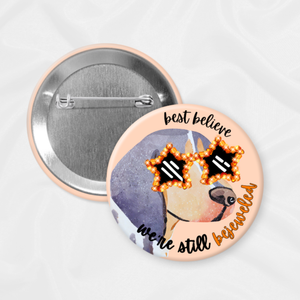 Tennessee Game Day Button | Bejeweled Smokey: 2.25”