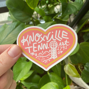 Knoxville Heart Sticker