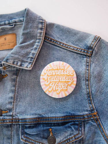 Tennessee Saturday Night Button