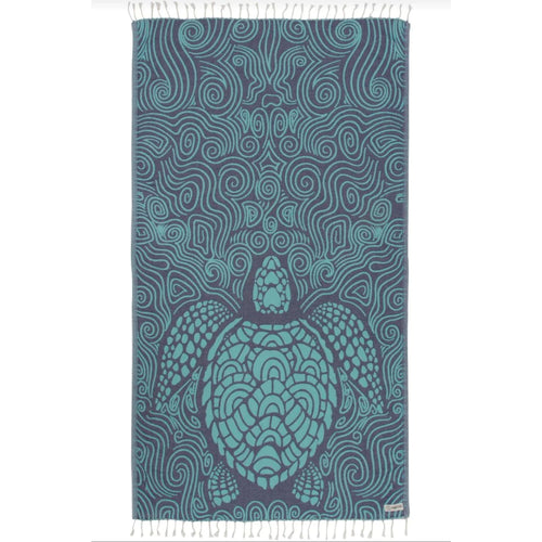 Sand Cloud Mint Swirl Turtle Beach Towel