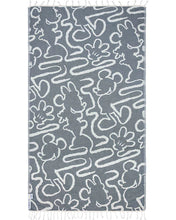 Load image into Gallery viewer, Sand Cloud Mickey - Minnie Squiggles Beach Towel