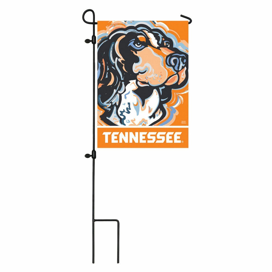 Tennessee Volunteers Garden Flag, 2 Sided Justin Patten Smokey Design