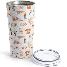 Load image into Gallery viewer, Tennessee Vol Toile Tumbler - 20 oz