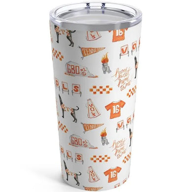 Tennessee Vol Toile Tumbler - 20 oz