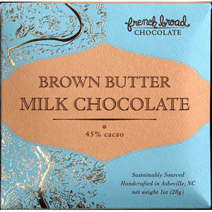 Brown Butter Milk Chocolate Mini Bar - 45% Cacao - (28g)