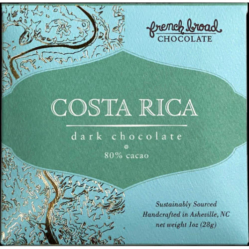 French Broad Mini Chocolate Bar - Costa Rica 80% Cacao - (28g)