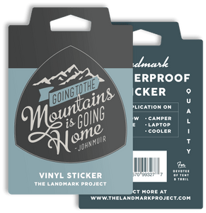 Going to the Mountains Sticker - Minimal Optimist, LLC