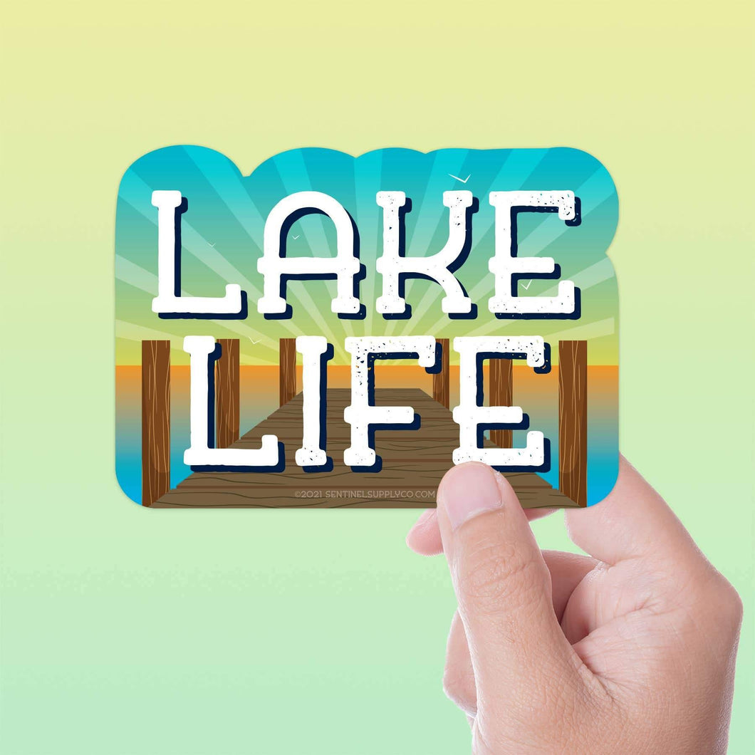 Lake Life Sticker - Minimal Optimist, LLC