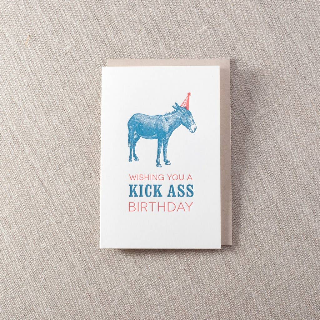 Kick Ass Birthday Card