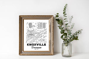 8" x 10" Knoxville Print