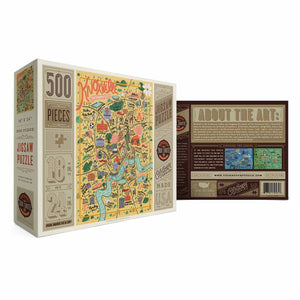 Knoxville Illustrated 500 Piece Puzzle