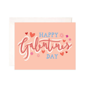 Happy Galentine's Day Greeting Card - Valentine's Day Card