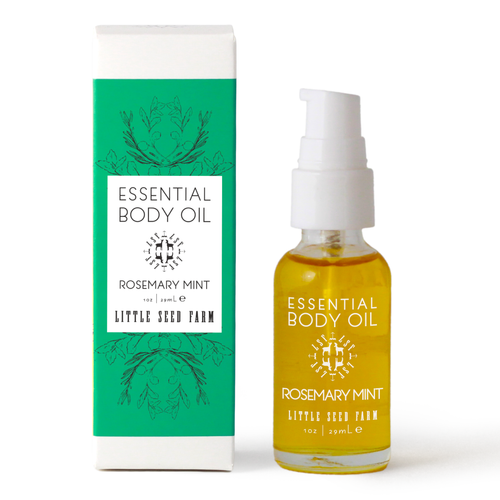 Mini Rosemary Mint Essential Body Oil - 1oz