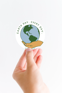 NEW Earth Day Every Day Color Sticker