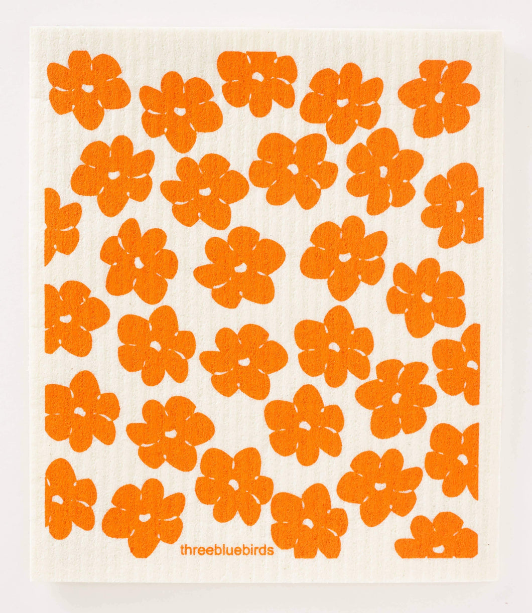 California Poppies Swedish Dishcloth - Minimal Optimist, LLC